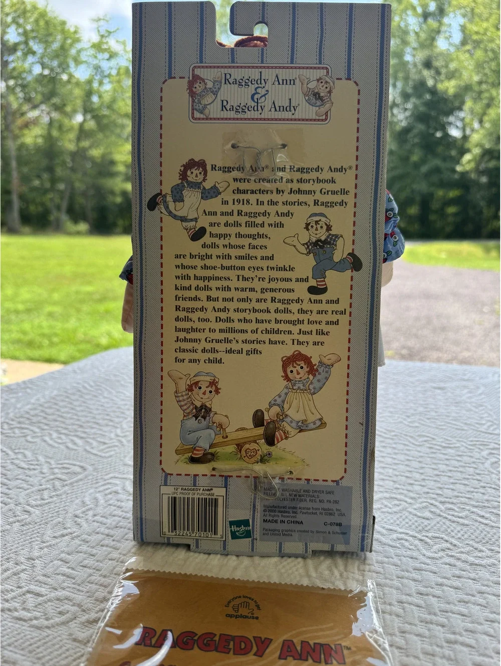 Raggedy Ann Doll in Original Box by Hasbro, 2000